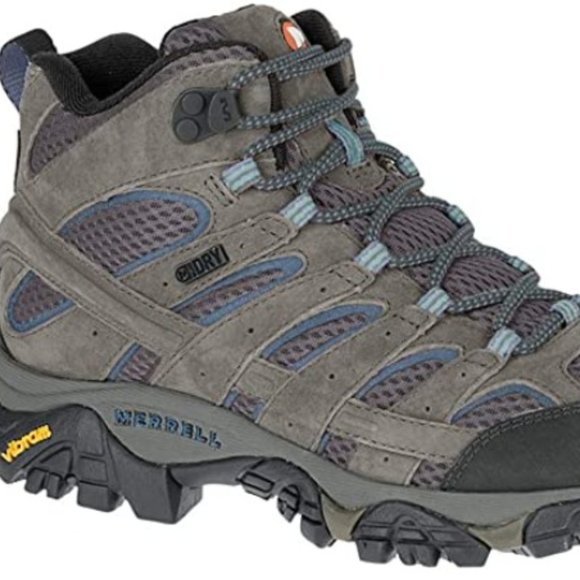 Women's Hiking Boots Merrell, Gray, Waterproof NEW - Picture 1 of 6